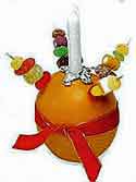 Picture, A Christingle Orange